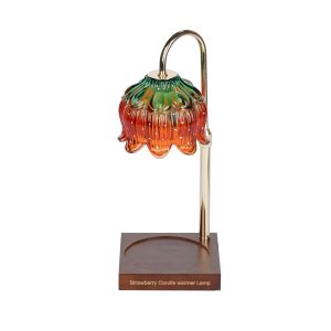 Strawberry Candle Warmer Lamp with Timer & Dimmer - Adjustable Height Wax Melt Warmer for Jar Candles