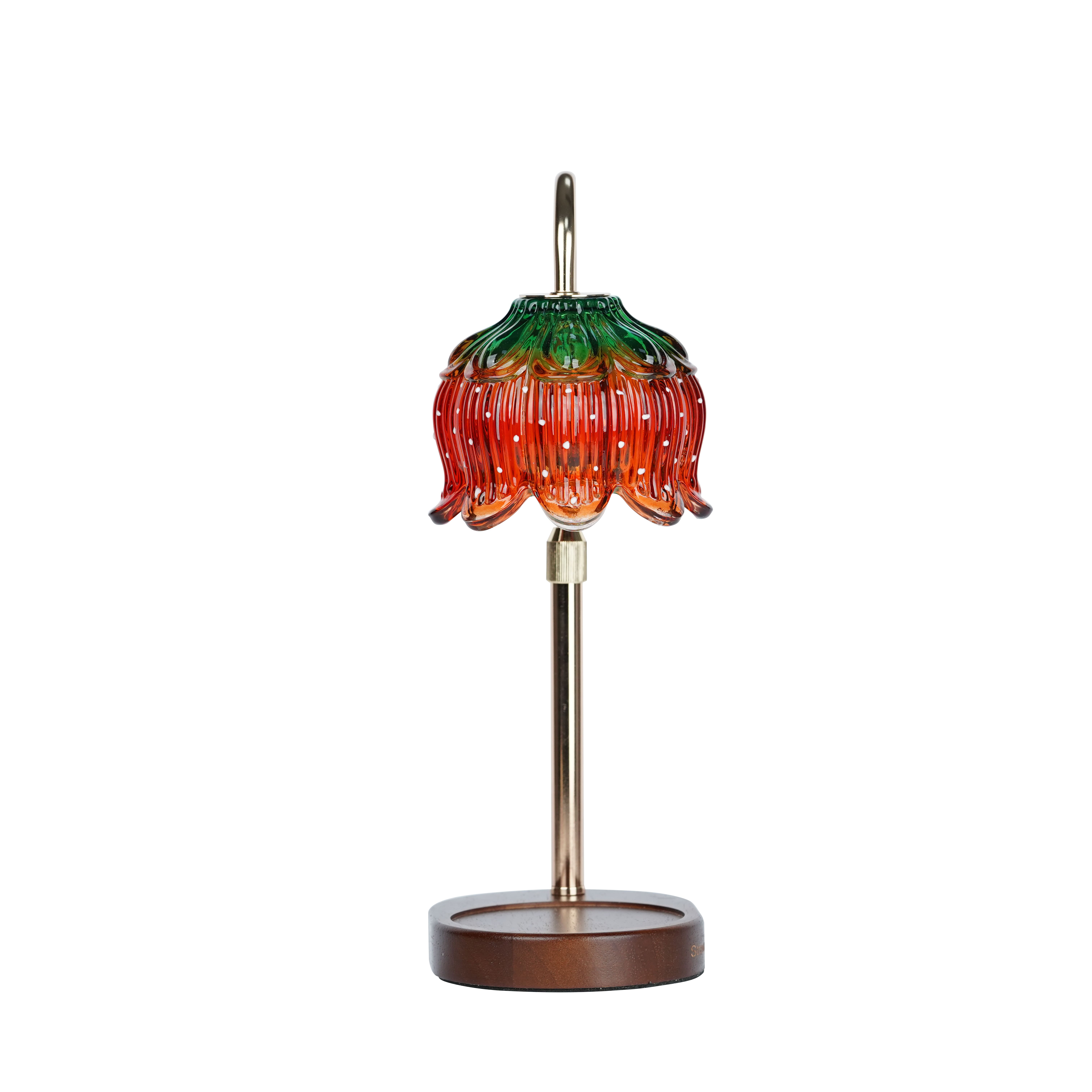 Strawberry Candle Warmer Lamp with Timer & Dimmer with 2 Bulbs, Adjustable Height Light for Jar Candles, Bedroom Decor - Image 4